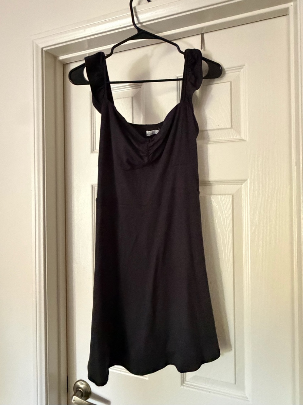 Hollister Simple Black Sleeveless Mini Dress